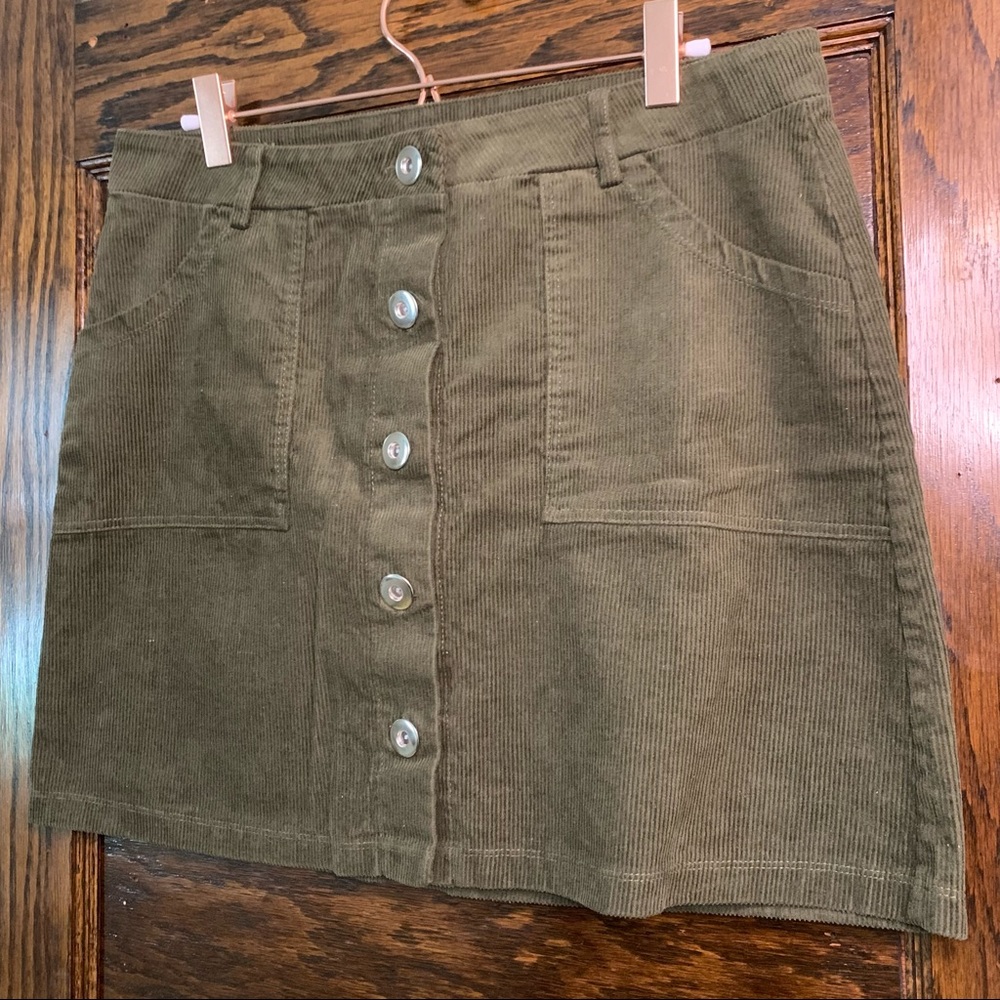 Corduroy Skirt